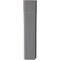 Ekena Millwork 1 3/4"W x 4"D x 8"H Clarksville Wood Vintage Decor Bracket, Pebble Grey BKTWD02X04X08CVPG - alternate 3
